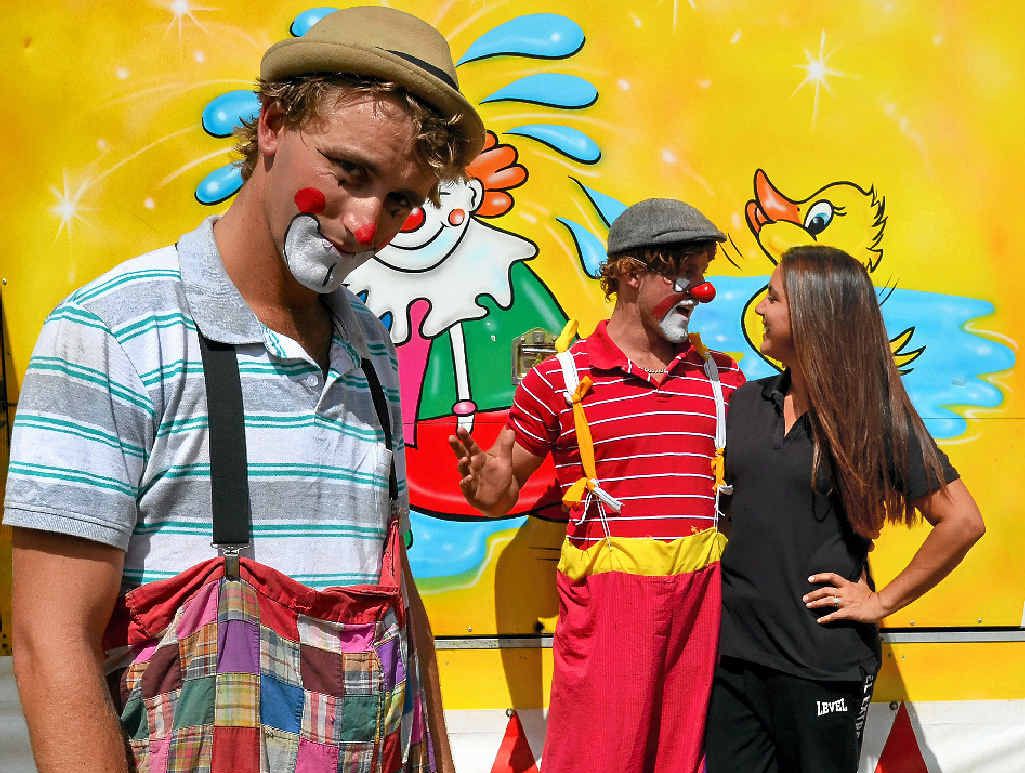 A FUNNY THING CALLED LOVE: Jye Lennon with happy couple Drew Stevenson and Georgie Lennon- Stevenson.